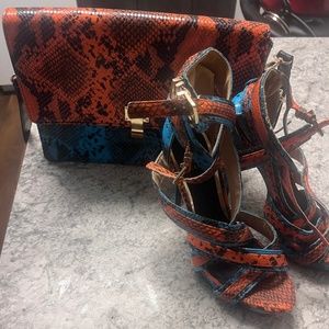 shoes & purse by scene